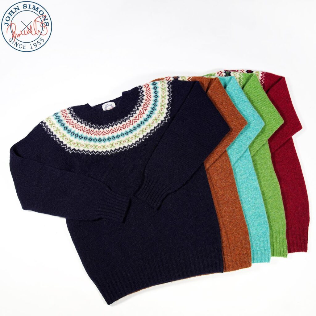 Paul Weller John Simons knitwear collaboration on sale today
