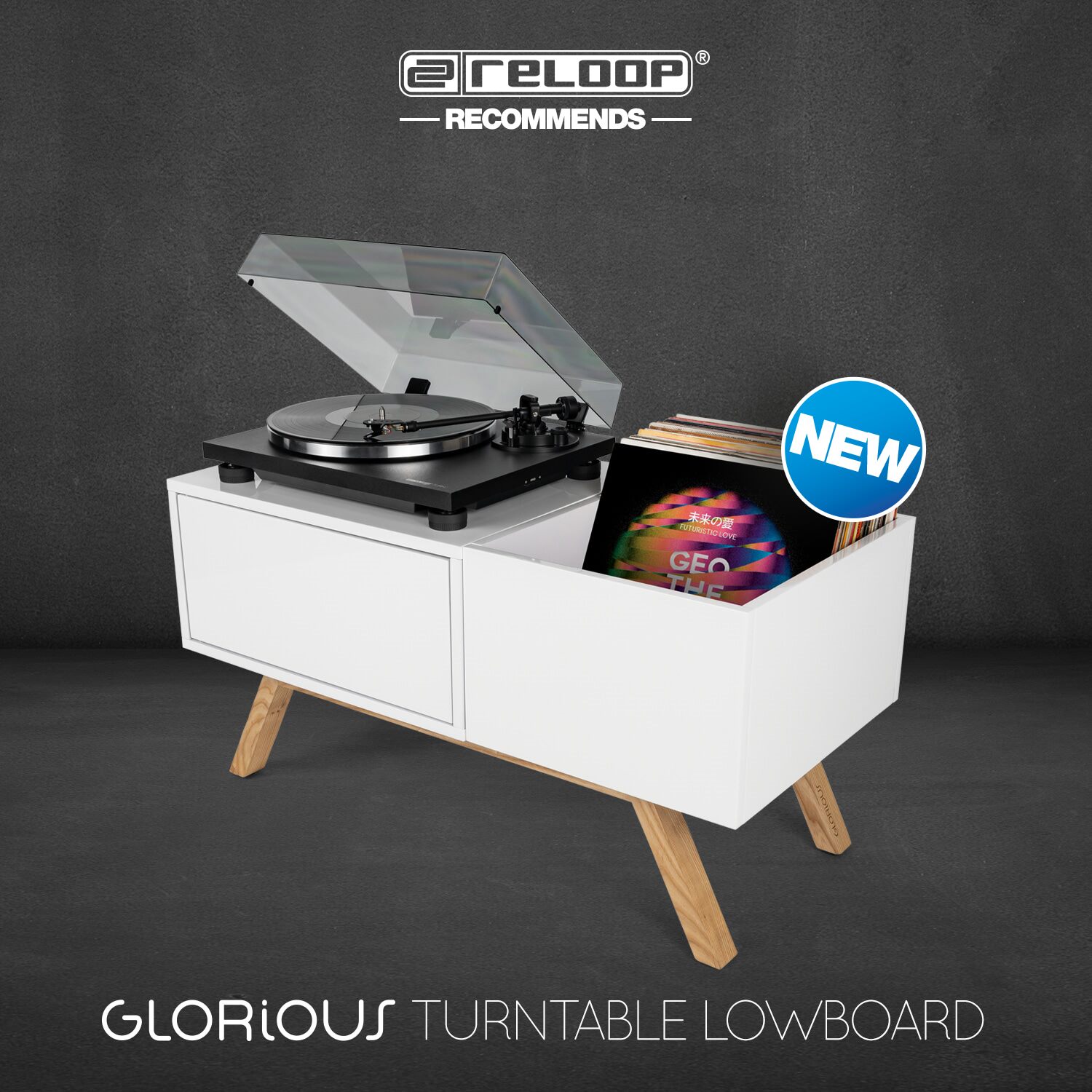 Glorious Turntable Lowboard 